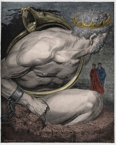 Inferno, Canto 31: Nimrod of the giants (illustration from The Divine Comedy) by Gustave after Dore